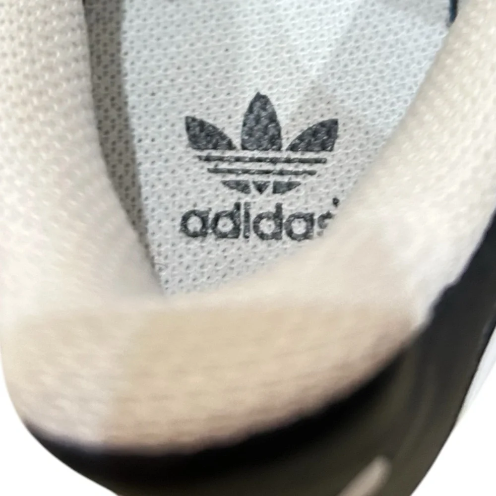 Adidas Superstar ADV lace up sneaker shoes white/black stripes size 5.5 - Picture 8 of 9